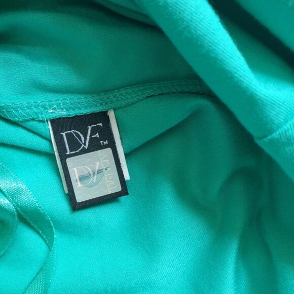 Diane Von Furstenberg Bright Peacock Melek Dress Size M - Picture 11 of 15